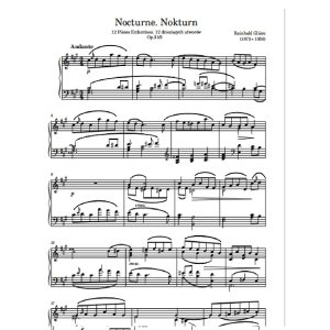 Gliere R. Nokturn (12 Dziecięcych Utworów)  Op. 31/2.