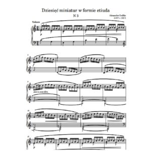 Gedike A. Etiuda N 3 op. 8 C-dur