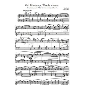 Bonis M. Gai Printemps (Wesoła wiosna). op. 11 N 1