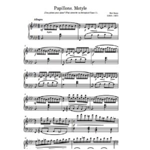 Bonis M. Papillons (Motyle). op. 11 N 5