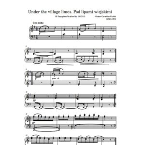 Gurlitt G. Under the village limes (Pod lipami wiejskimi). op.130 N 15