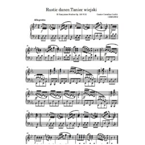 Gurlitt G. Rustic dance (Taniec wiejski). op. 130 n 22