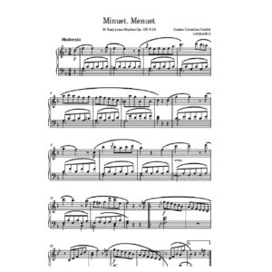 Gurlitt G. Minuet (Menuet). op. 130 N 24