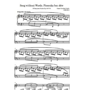 Gurlitt G. Song without Words (Piosenka bez słów). op. 130 N 30