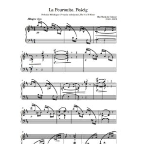 Colomer B.-M. La Poursuite (Pościg)