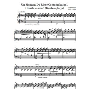Friml R. Un Moment De Rêve (Contemplation). Chwila marzeń (Kontemplacja)