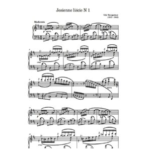Weingartner F. Jesienne liście N 1 (h-moll)