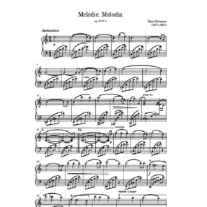 Hermann H. Melodie (Melodia). op. 56 N 1