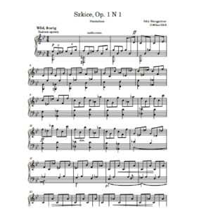 Weingartner F. Szkice, Op. 1 N 1