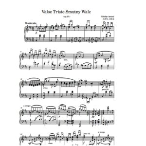 Amani N. Valse Triste (Smutny Walc). op. 5/1