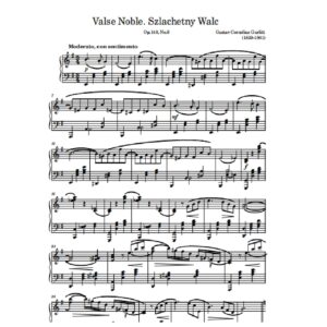 Gurlitt G. Valse Noble (Szlachetny Walc). op.148 N 8