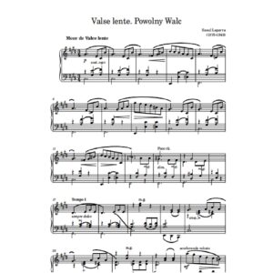 Laparra R. Valse lente (Powolny Walc)