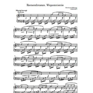 Möhring F. Remembrance (Wspomnienie)