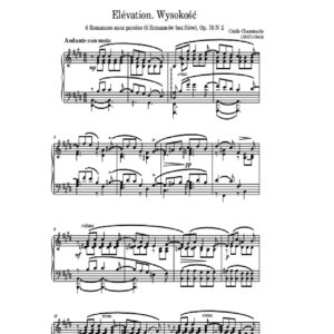 Chaminade  C. Elévation (Wysokość)