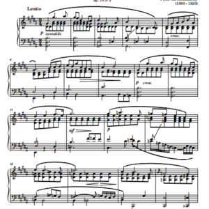 Khvoshchinsky P. Preludium op. 10 N 3