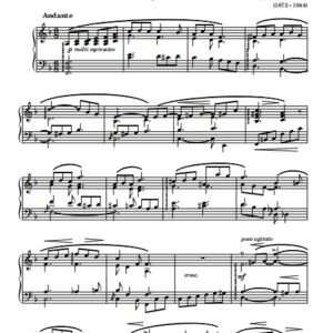 Voss F. M. Rêverie (Zaduma) op.26 N 4