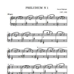 Majkapar S. Preludium N 1