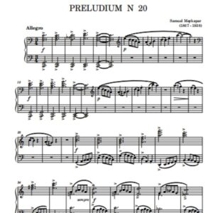 Majkapar S. Preludium N 20