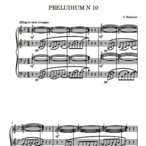 Majkapar S. Preludium N 10