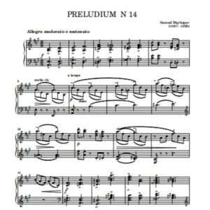 Majkapar S. Preludium N 14