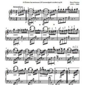 Ravina H. Etiuda N 15 Andantino Affettuoso op. 50 N 15