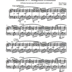 Ravina H. Etiuda N 7 Allegretto irresoluto op. 50 N 7