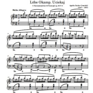 Backer Grøndahl A. Löbe Okamp. Uciekaj. op. 66 N 3