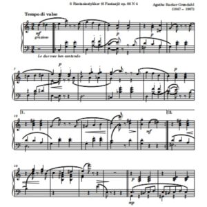 Backer Grøndahl A. Duettino. op. 66 N 4