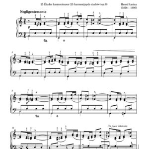 Ravina H. Etiuda N 2 Calma e Moderato op. 50 N 2