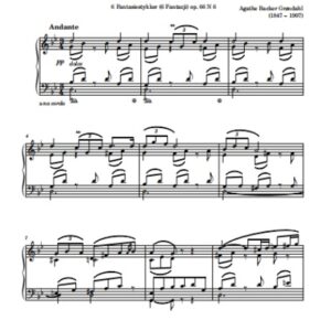 Backer Grøndahl A. Godnat! Dobranoc! op. 66 N 6