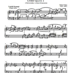 Fuchs R. Utwór N 1 (Allegro molto) op. 2