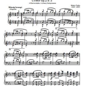 Fuchs R. Utwór N 3 (Allegretto) op. 2