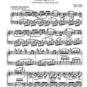 Fuchs R. Utwór N 4 (Allegro molto agitato) op. 2
